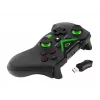 Kabelloses Gamepad ESPERANZA EGG112K 2,4 GHz für PC und PS3, USB-Empfänger, schwarz, 12 Tasten, analoge Sticks