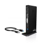 ICY BOX IB-DK2241AC Kabelgebunden USB 3.2 Gen 1 (3.1 Gen 1) Type-A Schwarz