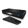 ICY BOX IB-DK2241AC Kabelgebunden USB 3.2 Gen 1 (3.1 Gen 1) Type-A Schwarz