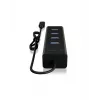 ICY BOX IB-HUB1409-C3 USB 3.2 Gen 1 (3.1 Gen 1) Type-C 5000 Mbit/s Schwarz
