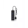 ICY BOX IB-HUB1409-U3 USB 3.2 Gen 1 (3.1 Gen 1) Type-A 5000 Mbit/s Schwarz