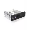 ICY BOX IB-168SK-B 13,3 cm (5,25 Zoll) Trägerplatte Schwarz