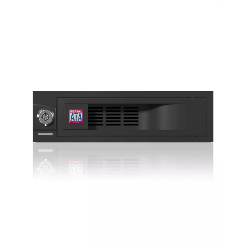 ICY BOX IB-168SK-B 13,3 cm (5,25 Zoll) Trägerplatte Schwarz
