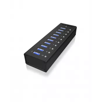 ICY BOX IB-AC6110 USB 3.2 Gen 1 (3.1 Gen 1) Type-B 5000 Mbit/s Schwarz