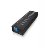 ICY BOX IB-AC6110 USB 3.2 Gen 1 (3.1 Gen 1) Type-B 5000 Mbit/s Schwarz