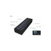 ICY BOX IB-AC6110 USB 3.2 Gen 1 (3.1 Gen 1) Type-B 5000 Mbit/s Schwarz