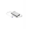 ICY BOX IB-AC703-U3 HDD/SSD-Gehäuse Weiß 2,5 Zoll