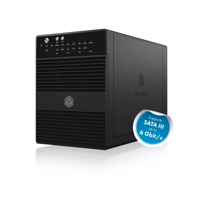 ICY BOX IB-RD3640SU3 HDD-Gehäuse Schwarz 3,5 Zoll
