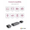 ICY BOX IB-CR200-C Kartenleser USB 2.0 Schwarz