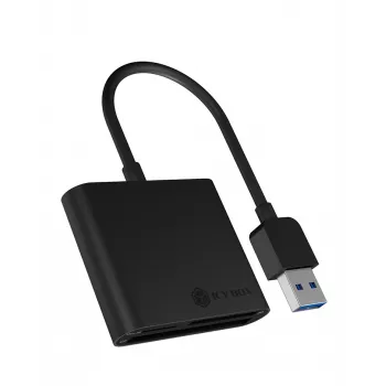 ICY BOX IB-CR301-U3 Kartenleser USB 3.2 Gen 1 (3.1 Gen 1) Schwarz