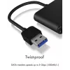 ICY BOX IB-CR301-U3 Kartenleser USB 3.2 Gen 1 (3.1 Gen 1) Schwarz