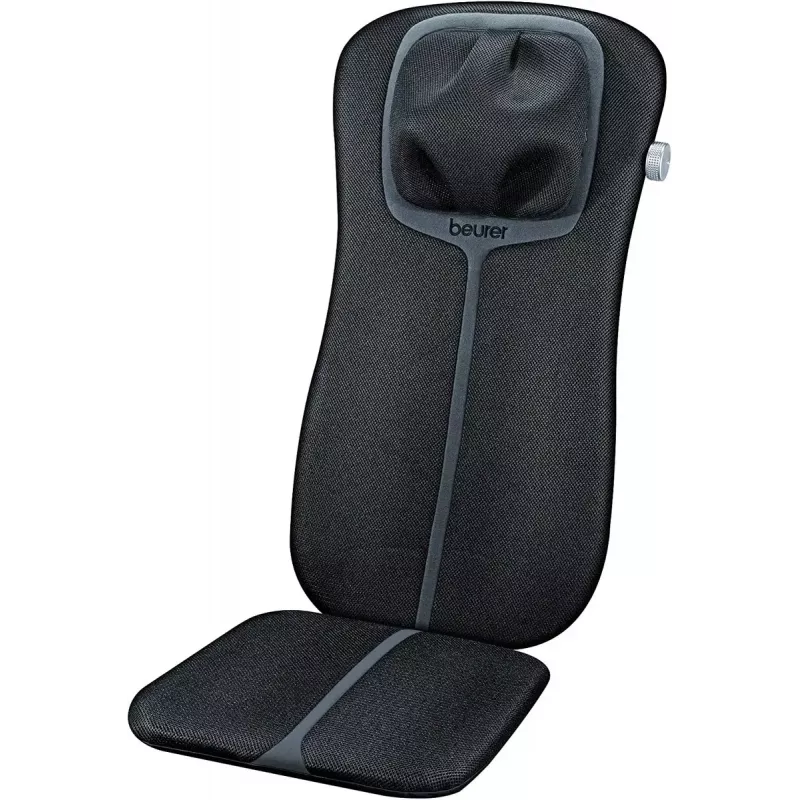 Massagesitzauflage Beurer MG 254 — Shiatsu-Rücken- und Nackenmassagegerät, Wärmefunktion, schwarz, 5,4 kg