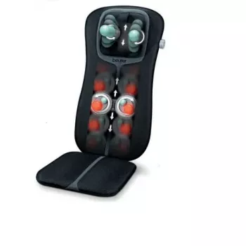 Massagesitzauflage Beurer MG 254 — Shiatsu-Rücken- und Nackenmassagegerät, Wärmefunktion, schwarz, 5,4 kg