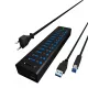 ICY BOX IB-AC6113 USB 3.2 Gen 1 (3.1 Gen 1) Type-B 5000 Mbit/s Schwarz