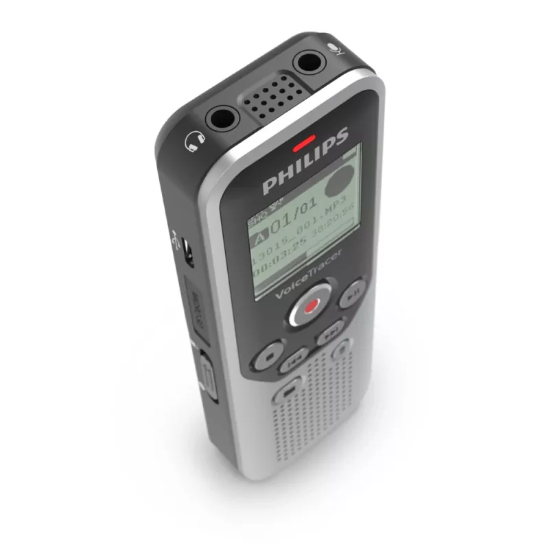Philips DVT1250 Diktiergerät Interner Speicher & Flash-Karte Schwarz, Grau