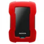 Externe HDD ADATA HD330 2 TB 2,5 Zoll USB 3.2 Gen 1 Rot, stoßfest, 256-Bit-AES