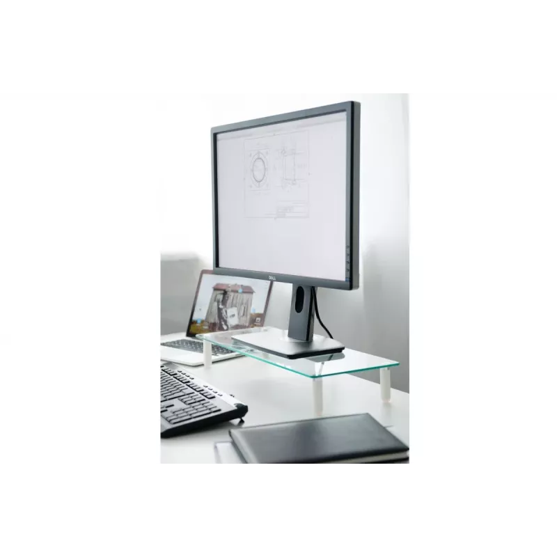DIGITUS Universelle Glas-Monitorerhöhung