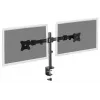 DIGITUS Dual-Monitor-Ständer mit Klemme für Monitore bis 70 cm (27 Zoll) (DA-90349)