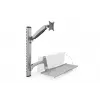 DIGITUS Flexible Wandhalterung für Arbeitsplätze für Monitor+Tastatur (DA-90354)