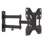 DIGITUS 3D Universal TV-/Monitorhalterung bis 107 cm (42 Zoll), 15° Neigung, 180° Schwenkbar, max. Belastung 30 kg, VESA max. 200x200