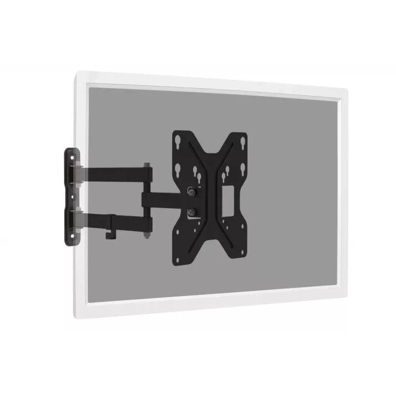 DIGITUS 3D Universal TV-/Monitorhalterung bis 107 cm (42 Zoll), 15° Neigung, 180° Schwenkbar, max. Belastung 30 kg, VESA max. 200x200