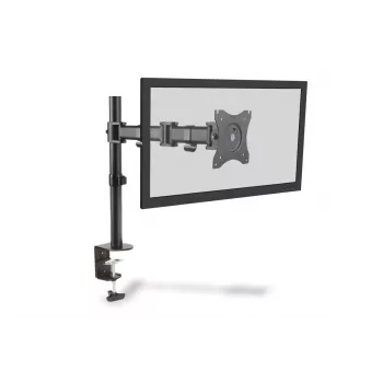 “DIGITUS” Einzel-Monitor-Tischklemmenhalterung, schwarz, 45° Schwenkbar, 45° Neigbar, 360° drehbar, 15 Zoll - 27 Zoll TFT, max. Belastung 8 kg, VESA max. 100x100