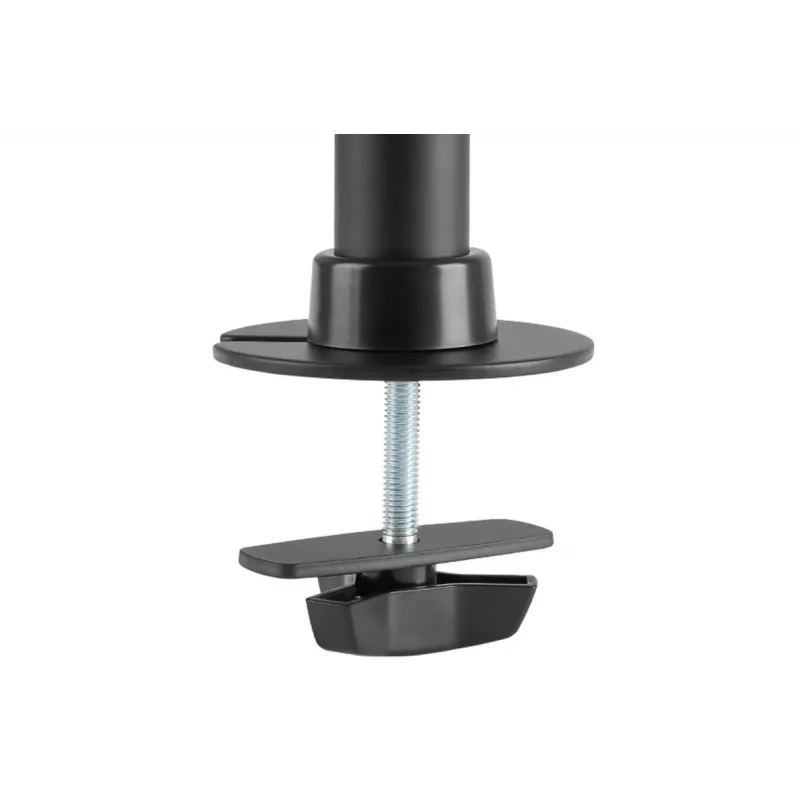 DIGITUS Triple Monitor Desk clamp mount, Schwarz 90degree Swivel,45degree Tilt,rotate 360degree,15-27in TFT, max load 3x8Kg,VESA max100x100