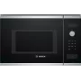 Bosch Serie 4 BFL553MS0 Mikrowelle Schwarz, Edelstahl Kombi-Mikrowelle Einbau 25 L 900 W