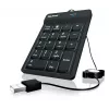 KeySonic ACK-118BK numerisches Tastenfeld Universal USB Schwarz