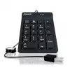 KeySonic ACK-118BK numerisches Tastenfeld Universal USB Schwarz