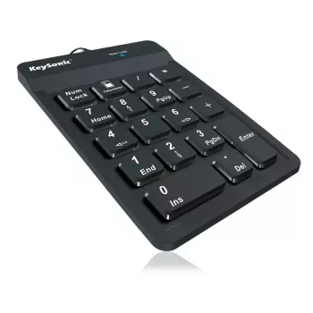 KeySonic ACK-118BK numerisches Tastenfeld Universal USB Schwarz