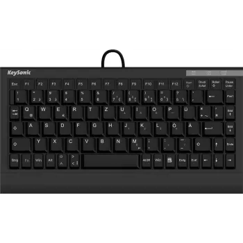KeySonic ACK-595C+ (US) Tastatur Home USB QWERTY US English Schwarz
