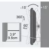 Techly Wandhalterung für LCD LED 13-30 Zoll, voll beweglich, weiß