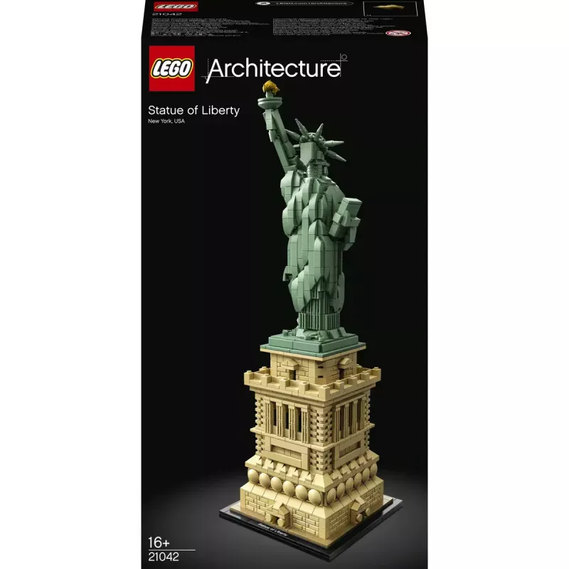 LEGO Architecture Freiheitsstatue 21042 Bauset — 1.685 Teile, detailliertes Modell der Freiheitsstatue