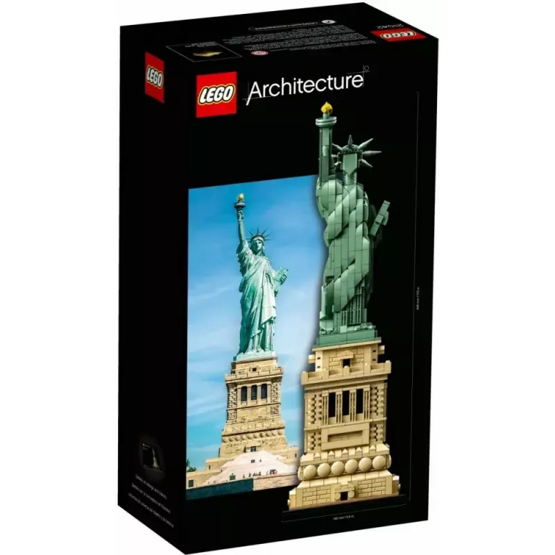 LEGO Architecture Freiheitsstatue 21042 Bauset — 1.685 Teile, detailliertes Modell der Freiheitsstatue