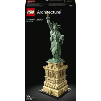 LEGO Architecture Freiheitsstatue 21042 Bauset — 1.685 Teile, detailliertes Modell der Freiheitsstatue