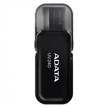 USB-Flash-Laufwerk ADATA UV240 32 GB USB 2.0 Type-A, schwarz, Kappendesign