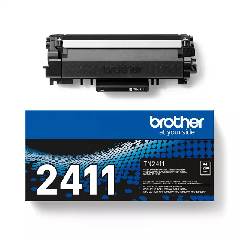 Tonerkartusche Brother TN-2411 — Schwarz, 1er-Pack, Laserdruck, ~1200 Seiten
