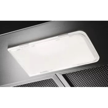 Wandhaube Electrolux LFC319X, Edelstahl, 898×(69–102)×450 mm, 420 m³/h, 3 Stufen, Metallfilter