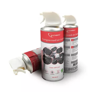Druckluftspray GEMBIRD CK-CAD-FL400-01, 400 ml, schwarz