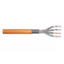 DIGITUS Installationskabel - Cat 7 - S/FTP - AWG 23/1 - simplex - 100m - Orange