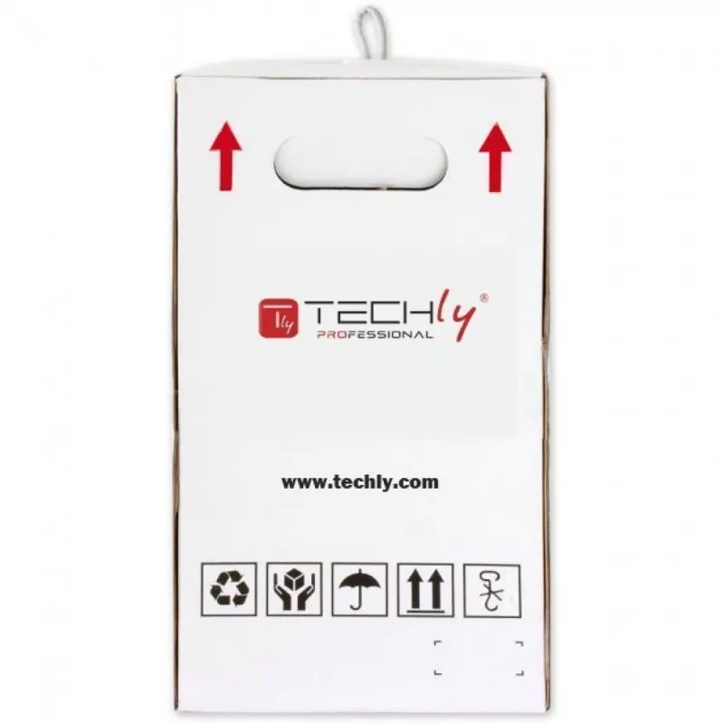 Techly ITP8-FLU-0305 networking Kabel Grau 305 m Cat5e U/UTP (UTP)
