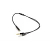 Audio-Adapter Gembird CCA-418M 3,5 mm Buchse auf 2×3,5 mm Stecker, 0,2 m, schwarz