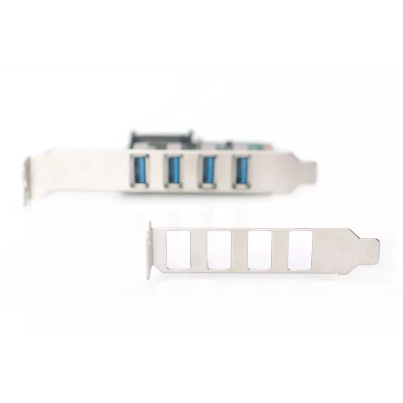 DIGITUS USB 3.0, 4 Port, PCI-Express-Erweiterungskarte 4 Ports A/F extern, VL805 Chipsatz