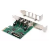 DIGITUS USB 3.0, 4 Port, PCI-Express-Erweiterungskarte 4 Ports A/F extern, VL805 Chipsatz