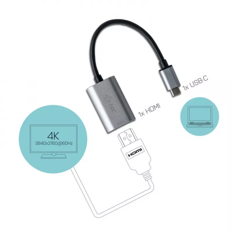 i-tec Metal USB-C HDMI Adapter 4K/60 Hz