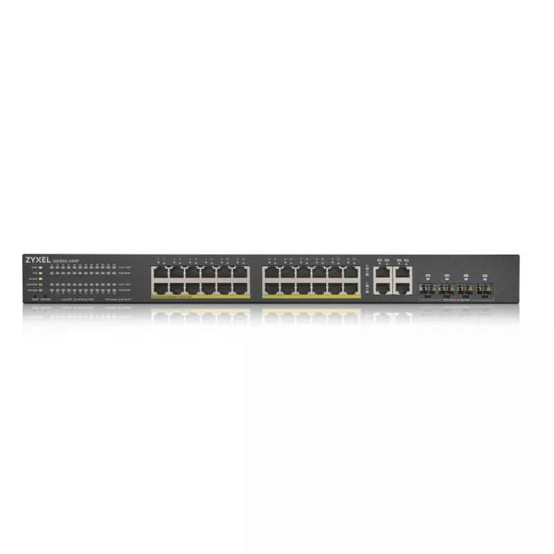 Zyxel GS1920-24HPV2 Managed Gigabit Ethernet (10/100/1000) Power over Ethernet (PoE) Schwarz
