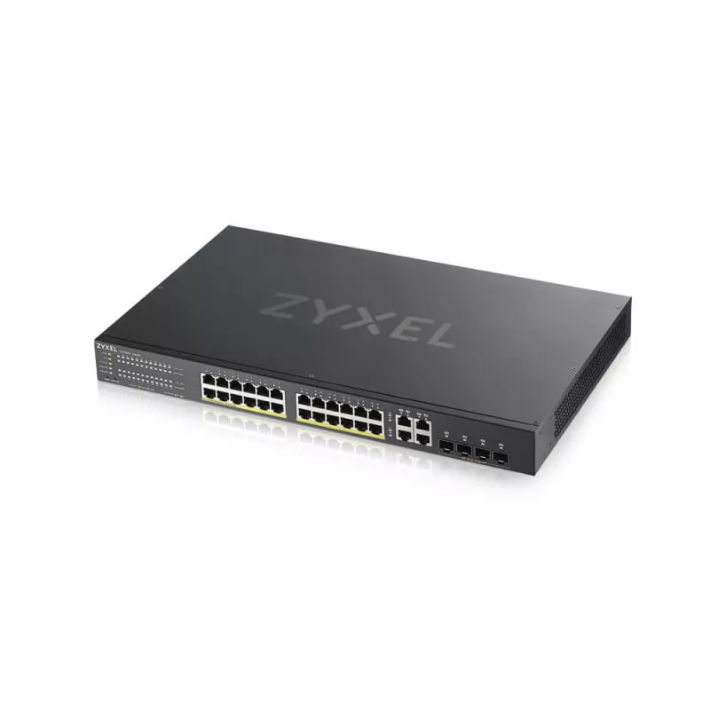 Zyxel GS1920-24HPV2 Managed Gigabit Ethernet (10/100/1000) Power over Ethernet (PoE) Schwarz