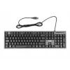 Kabelgebundenes Tastatur-Maus-Set IBOX IKMS606 — Full-Size-QWERTY-UK-Englisch-Tastatur, USB, schwarz, Maus 800 DPI