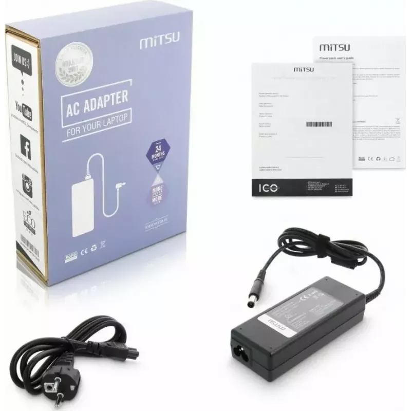 Netzteil MITSU ZM/DEL19546 19.5V 4.62A für Dell Laptops (Modell 5ZM019)